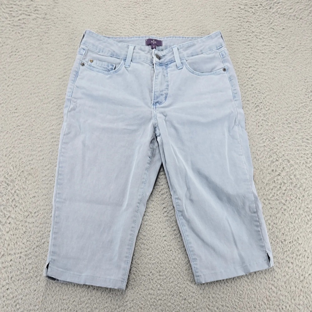 NYDJ Not Your Daughters Jeans Jeans Mens 2 Blue Denim Legging Cropped